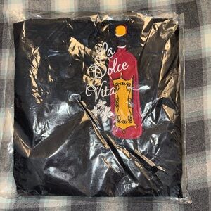 Black La Dolce Vita apron